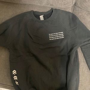 Barry’s Bootcamp “Be A Part Of The Change” black sweatshirt